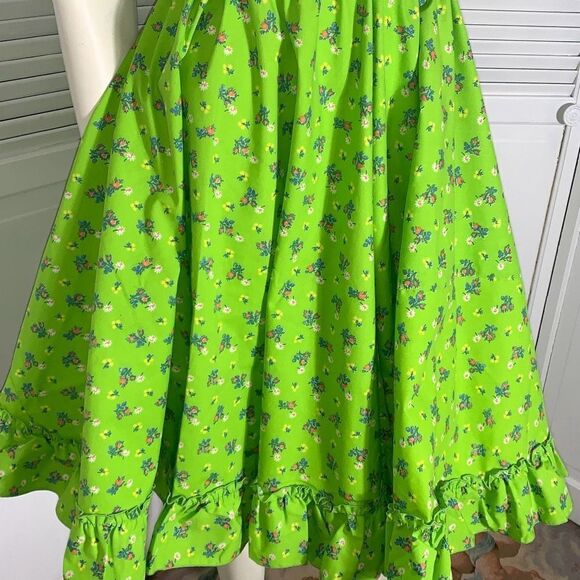 NWT Vintageinc Handmade Denim Halter Top Full Circle Dress Free Size - Picture 9 of 16